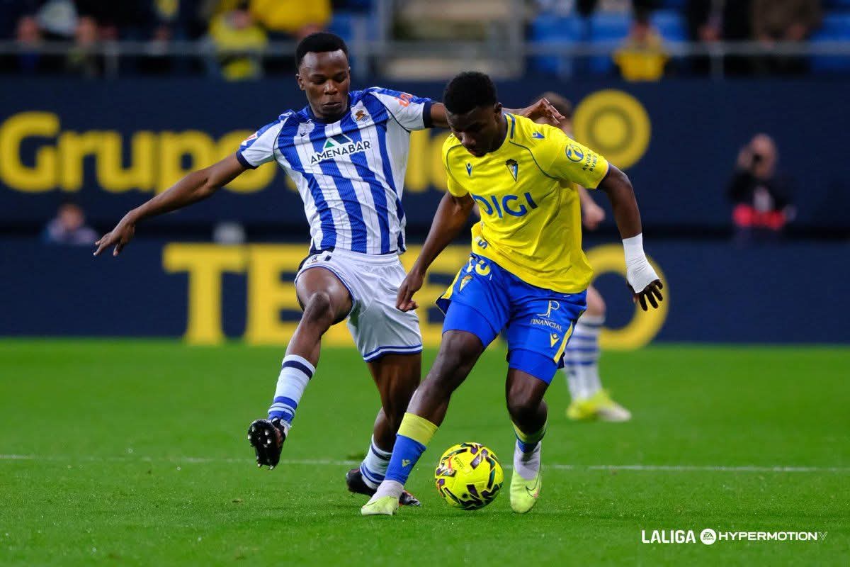 Two in Two: Job Ochieng Celebrates New Deal with Clincher Against Cádiz
